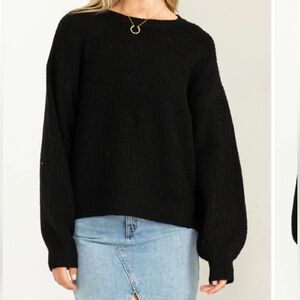 Double Zero Classic Black Women's Sweater